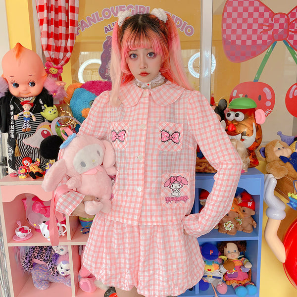 Fashion Anime Summer Shirt And Shorts Set PN4273 - Bear Hugs