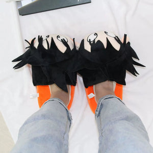 Dragon Orb Saiyan Steps Plush Slippers