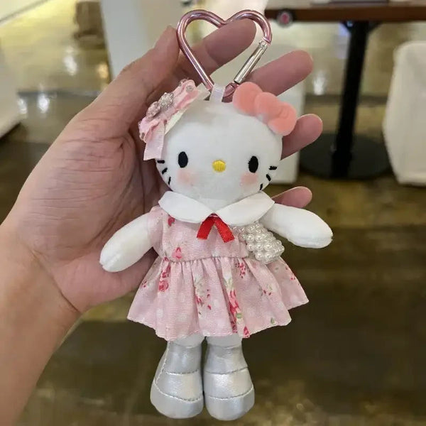 Hello KT Glam Gal Plush Keychain