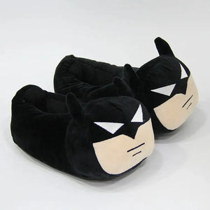 Gotham Glide Bat Knight Plush Slippers