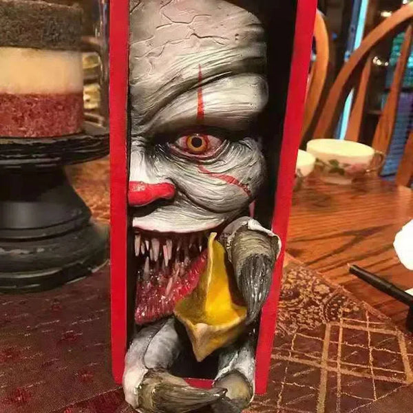 Bibliophile Beast Bookshelf Horror Mark