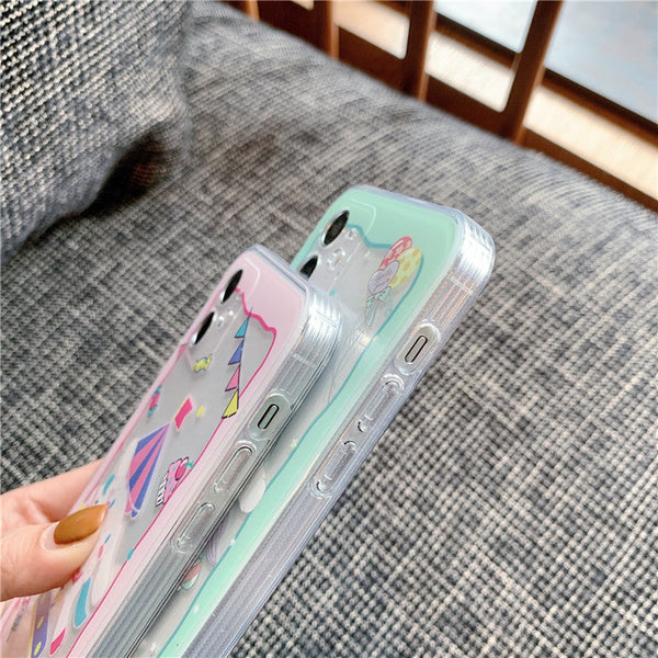 Cartoon Anime Phone Case for iphone 7/7plus/8/8P/X/XS/XR/XS Max/11/11pro/11pro max/12/12mini/12pro/12pro max PN3334 - Bear Hugs