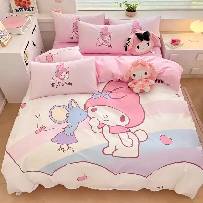 Kawaii Anime Bedding Set PN6695 - Bear Hugs
