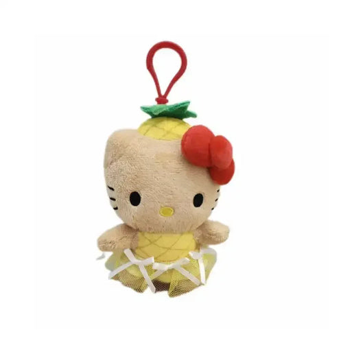 Hello KT Hawaii Pineapple Keychain