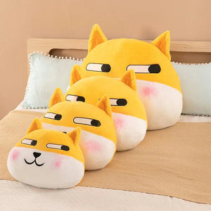 Expressive Shiba Inu Pillow