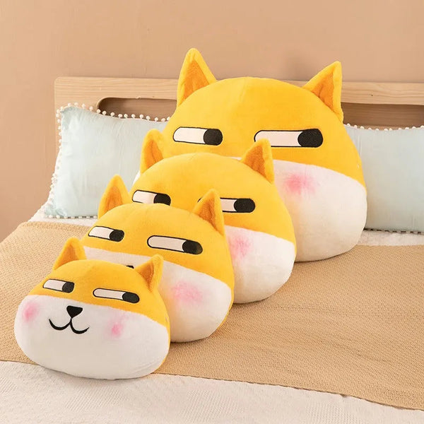 Expressive Shiba Inu Pillow