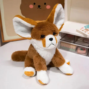 Big-Eared Hound & Fox Plush (28 cm)