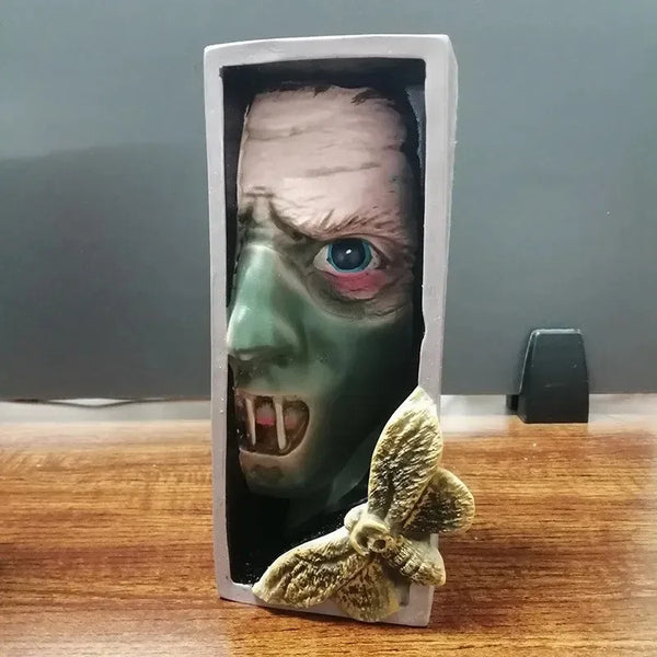 Bibliophile Beast Bookshelf Horror Mark