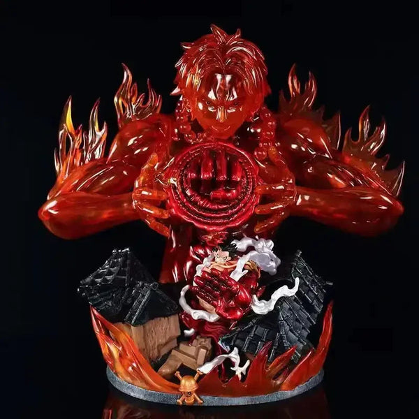 One Piece Ace Over Luffy Figurine (48 cm)
