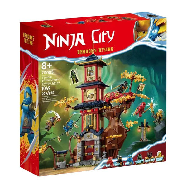 Ninja City The Temple Of The Dragon Energy Blocks (1029 Pcs)