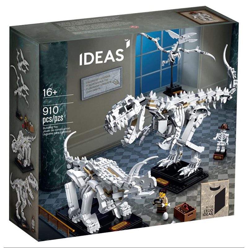 IDEAS Dinosaur Fossils Building Blocks (910 Pcs)