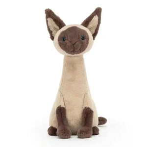JC Elegant Siamese Cat Plush