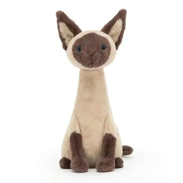 JC Elegant Siamese Cat Plush