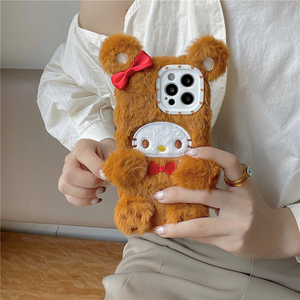 Soft Anime Phone Case for iphone X/XS/XR/XS Max/11/11pro/11pro max/12/12mini/12pro/12pro max/13/13pro/13pro max/14/14plus/14pro/14pro max PN4459 - Bear Hugs