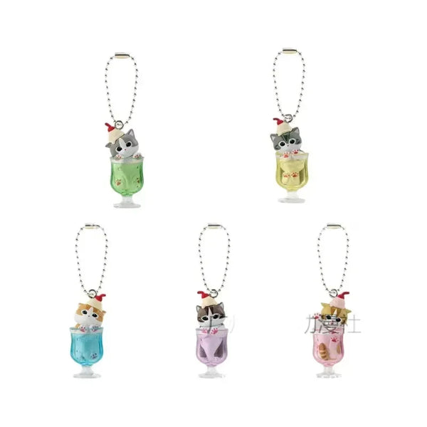 Mofusand Glass Cup Companions Set