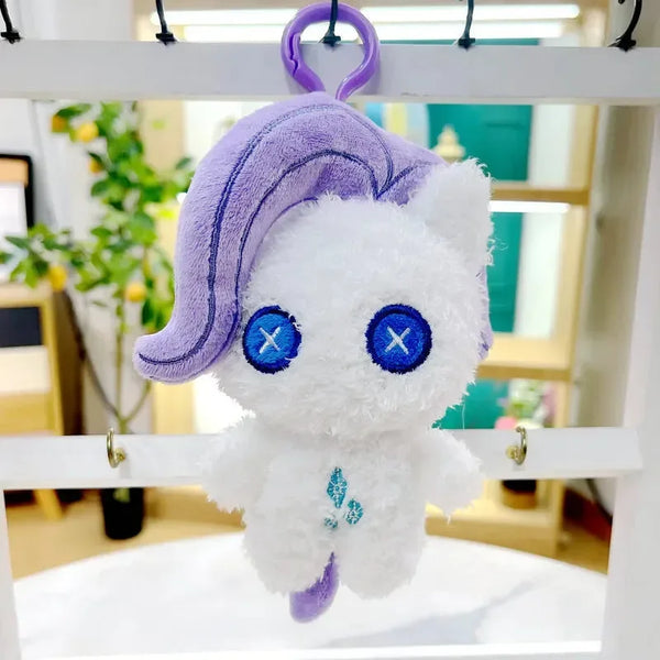 Colourful Lil' Ponies Plush Keychain
