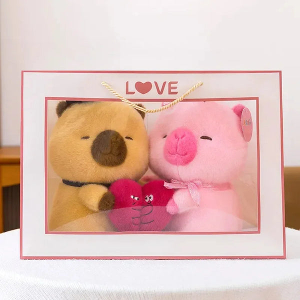 Soulmate Capybara Plush Pair