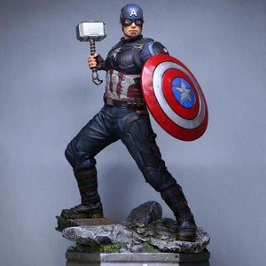 Captain America Ready to Fight Figurine (35 cm)
