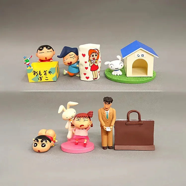 Shinchan Family Adventures Figurine Set