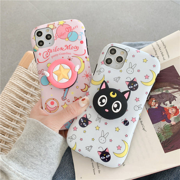 Cartoon Sailormoon Phone Case for iphone 7/7plus/8/8P/X/XS/XR/XS Max/11/11pro/11pro max PN2620 - Bear Hugs