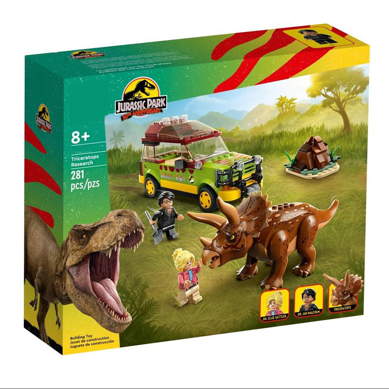 Jurassic Park Triceratops Research Blocks (281 Pcs)