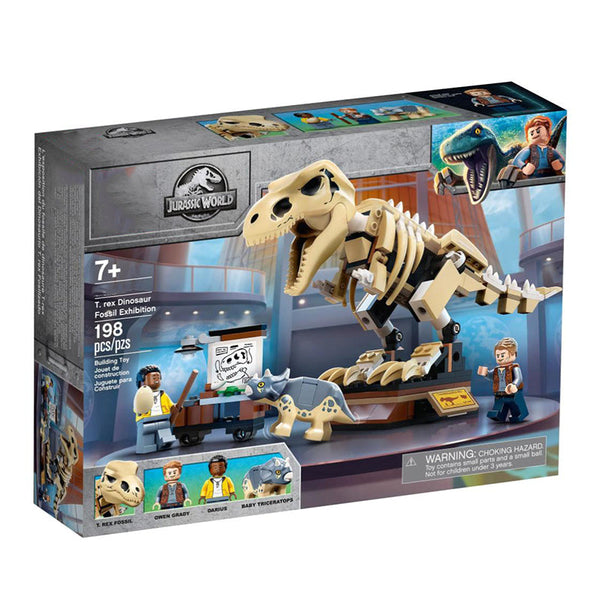 T. rex Dinosaur Fossil Exhibition Building Set (198 Pcs)