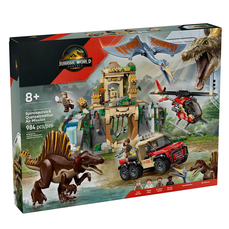 Jurassic World Air Mission Dinosaur Blocks (984 Pcs)