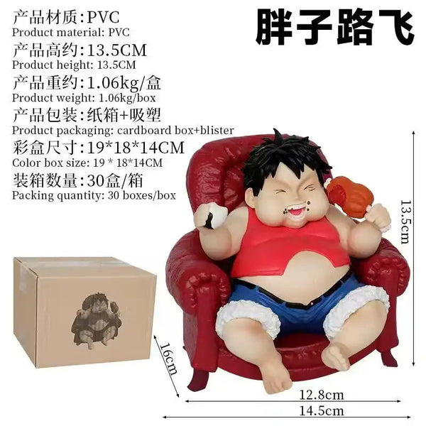 One Piece Fat Couch Figurines (15 cm)