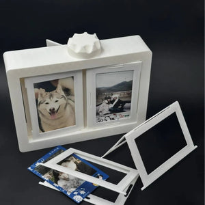 12 Slots Rotating Photo Frame Carousel