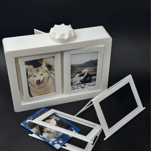 12 Slots Rotating Photo Frame Carousel