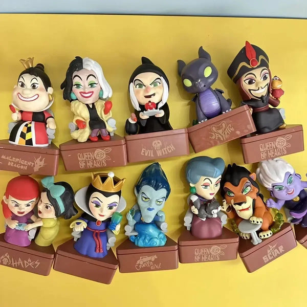Villains Mysterious Party Figurines (Set of 12)