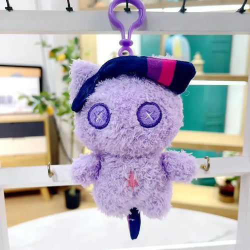 Colourful Lil' Ponies Plush Keychain