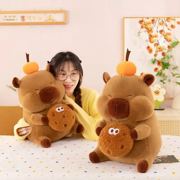 Cookie Hungry Capybara Plush