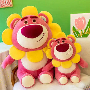 Sunflower Strawberry Bear Plushie