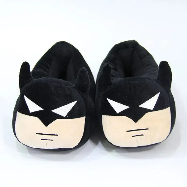 Gotham Glide Bat Knight Plush Slippers