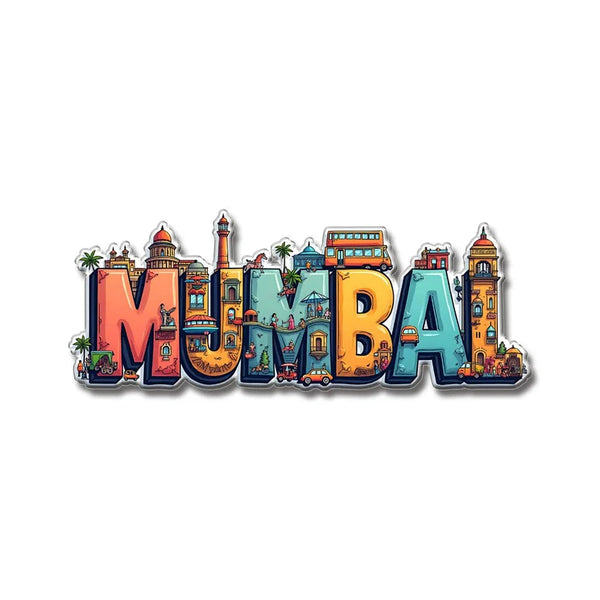 Mumbai City Vibes Fridge Magnet