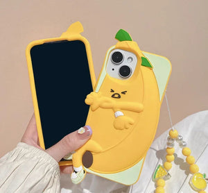 Kawaii Banana Phone Case for iphone 11/11pro/11pro max/12/12mini/12pro/12pro max/13/13pro/13pro max/14/14plus/14pro/14pro max/15/15pro/15pro max PN5877 - Bear Hugs