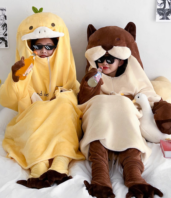 Funny Cartoon One-Piece Pajamas PN6062 - Bear Hugs