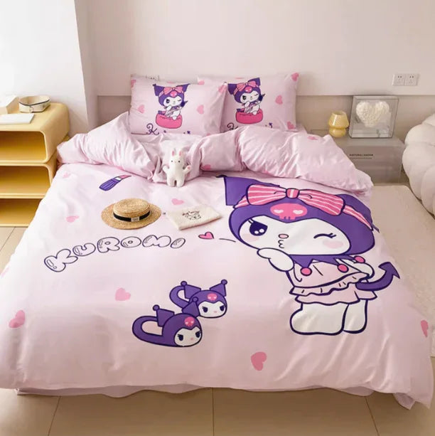 Kawaii Cartoon Bedding Set PN6098 - Bear Hugs