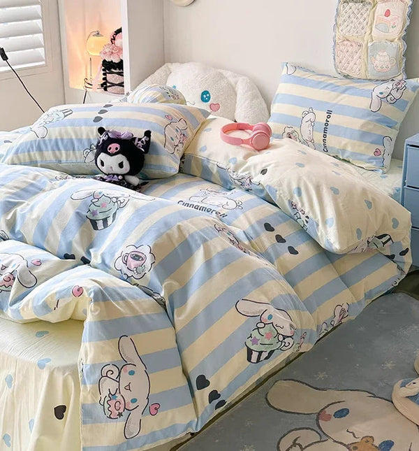 Cute Anime Bedding Set PN6636 - Bear Hugs