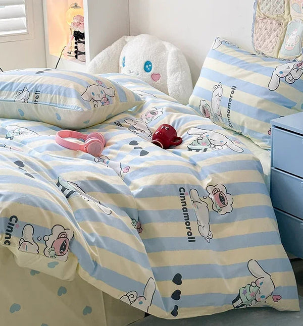 Cute Anime Bedding Set PN6636 - Bear Hugs