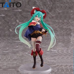Hatsune Miku Desktop Cute Action Figure Tale Wonderland Miku Puss in Boots Anime Figurine Kawaii Girl Model Toy Adorable Decor - Bear Hugs