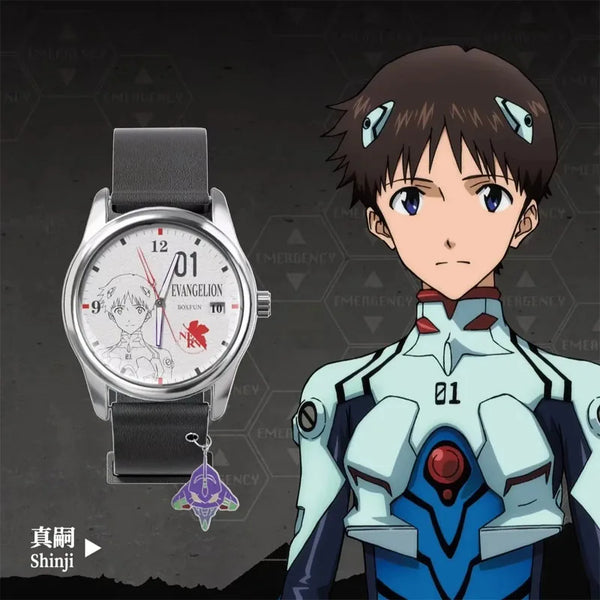 BANDAI NEON GENESIS EVANGELION Time Completion Plan Series Watch Blind Box Anime Character Model Toys Gifts - Bear Hugs