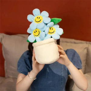 Smiling Sunflower Flowerpot Plush - Bear Hugs