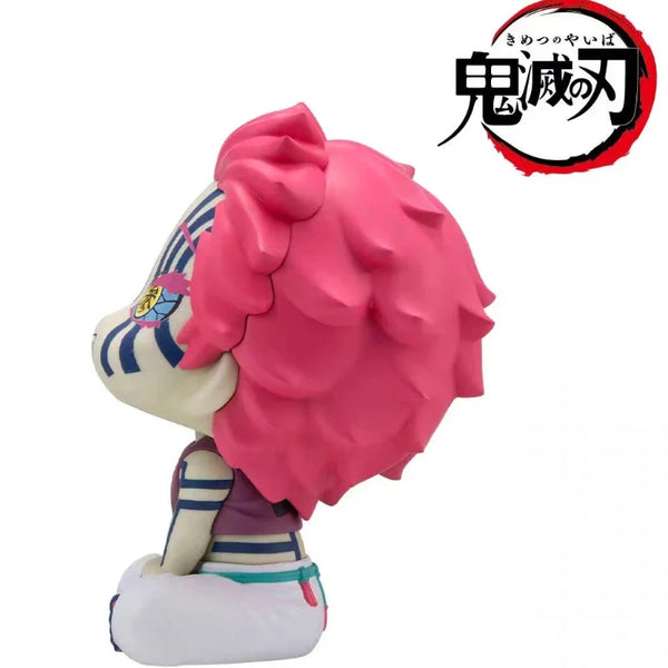 demon slayer Damomaru anime figure Shangxian·san Yiwo seat head movable doll Q version cute model toy peripheral color box - Bear Hugs