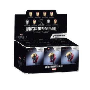 Original Iron Man Helmet Mask War Machine MK16 MK42 MK85 Tony Stark DIY Can Open Close Toys Model Action Figure Assembled Gift - Bear Hugs