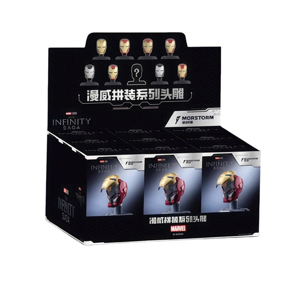 Original Iron Man Helmet Mask War Machine MK16 MK42 MK85 Tony Stark DIY Can Open Close Toys Model Action Figure Assembled Gift - Bear Hugs