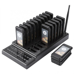 SU-68G Calling System Wireless Paging Queue System 20 Channels Restaurant Pager Waiter for Restaurant Coffee Shop Queuing System - Bear Hugs