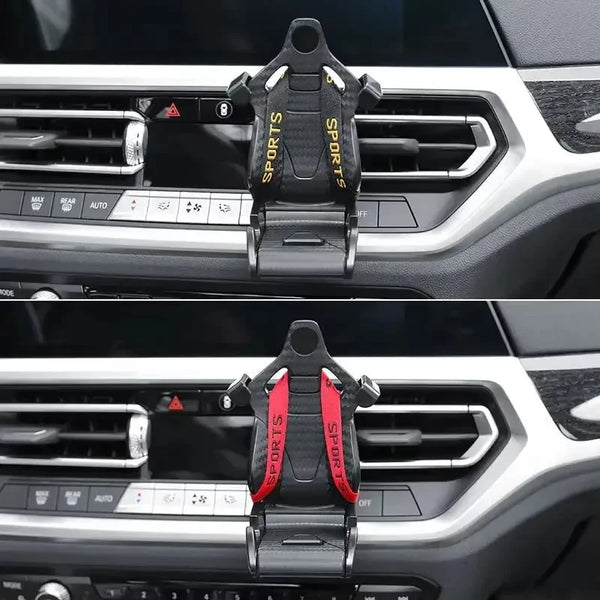 Racing Car Seat Phone Mount