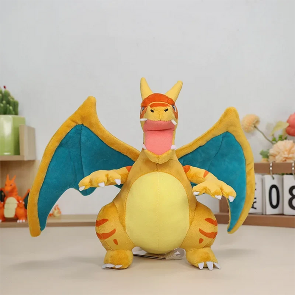 9" New Pokemon Plush Charizard Patterns Fuse Dragon Stuffed Toy Soft Doll Gift - Bear Hugs